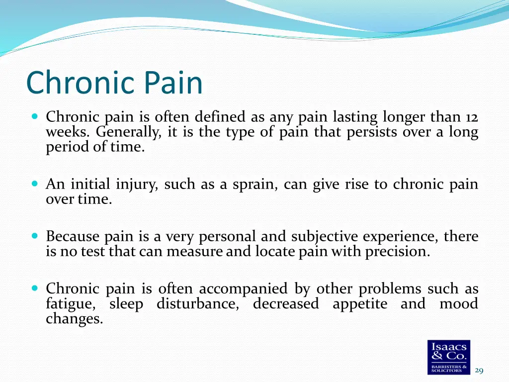 chronic pain chronic pain is often defined