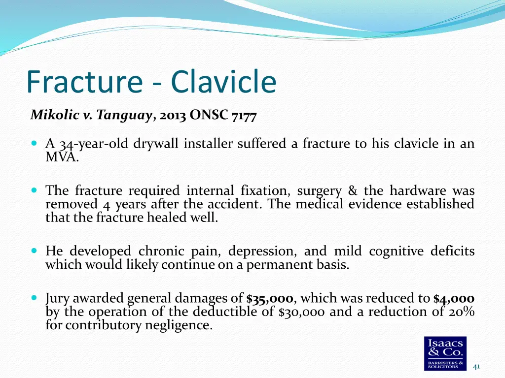 fracture clavicle