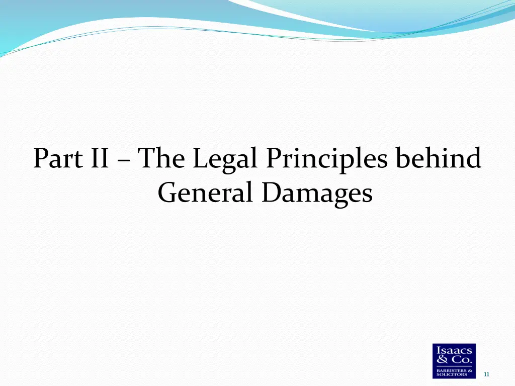 part ii the legal principles behind general