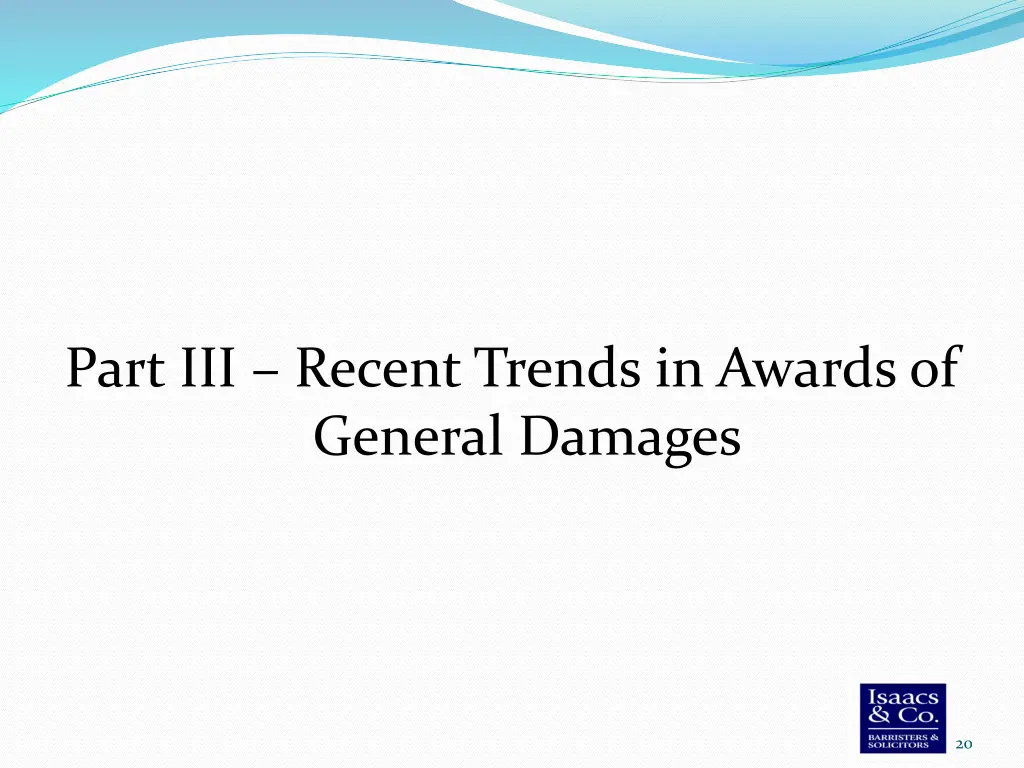 part iii recent trends in awards of general