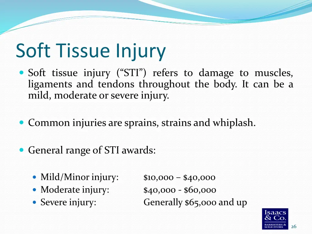 soft tissue injury