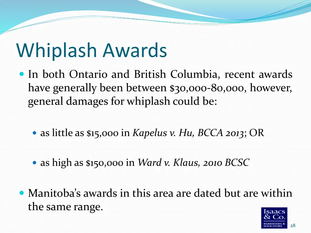 whiplash awards