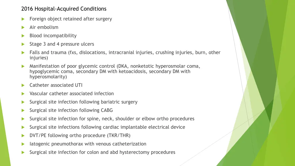 2016 hospital acquired conditions 1