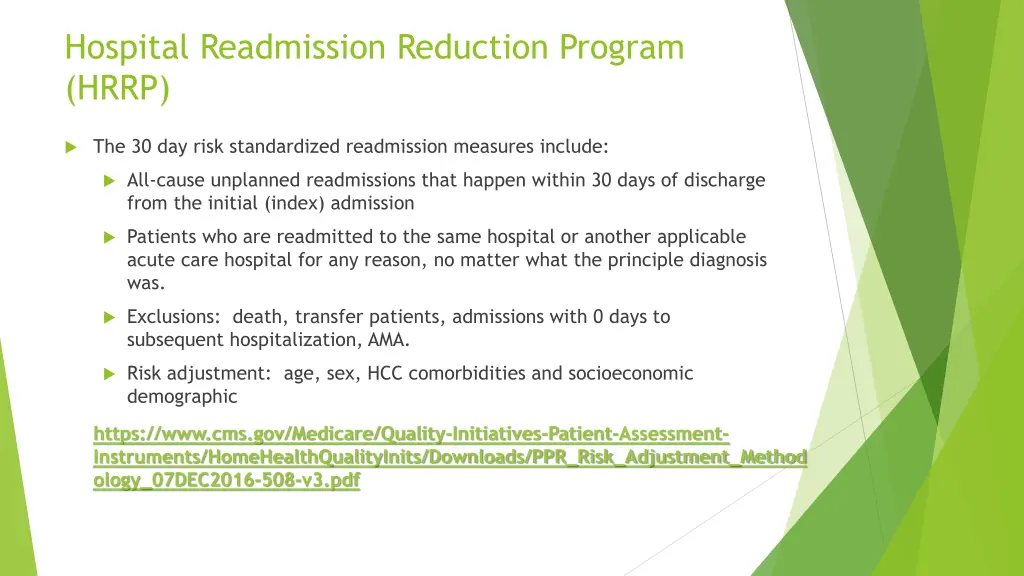 hospital readmission reduction program hrrp 2