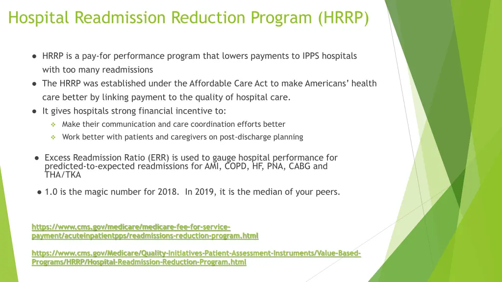 hospital readmission reduction program hrrp