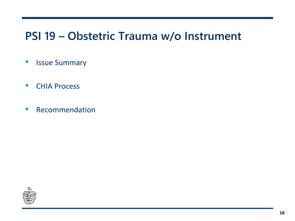 psi 19 obstetric trauma w o instrument