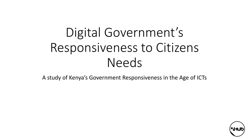 digital government s responsiveness to citizens