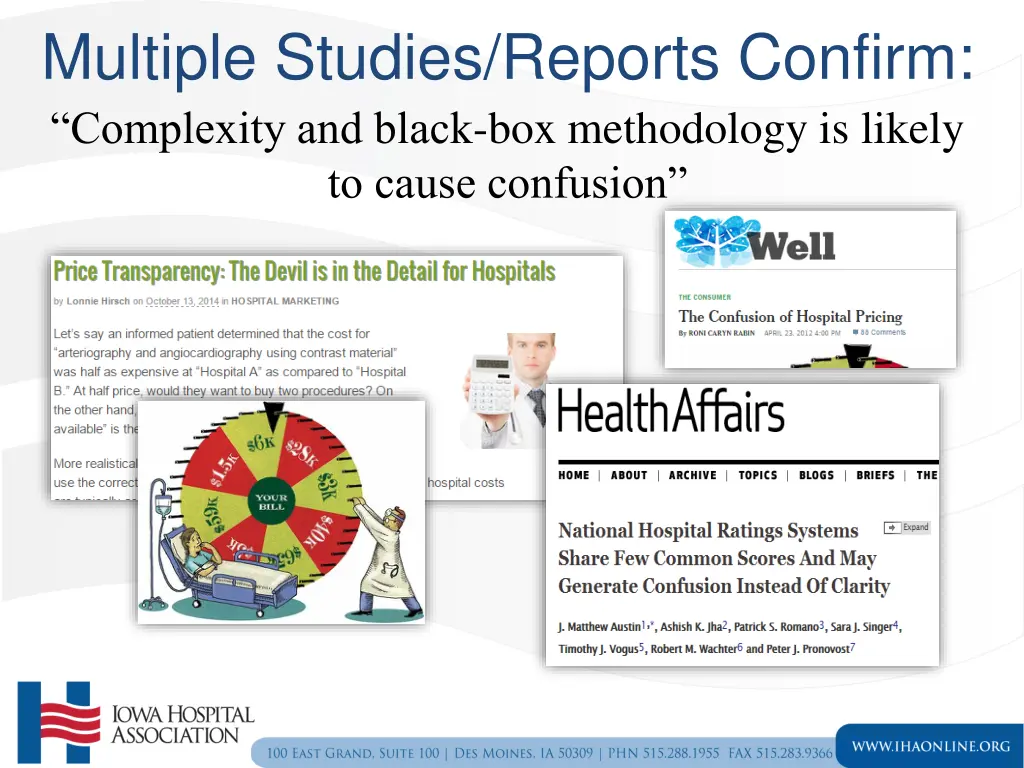 multiple studies reports confirm complexity