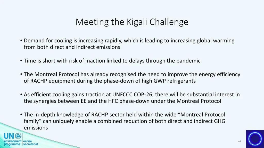 meeting the kigali challenge