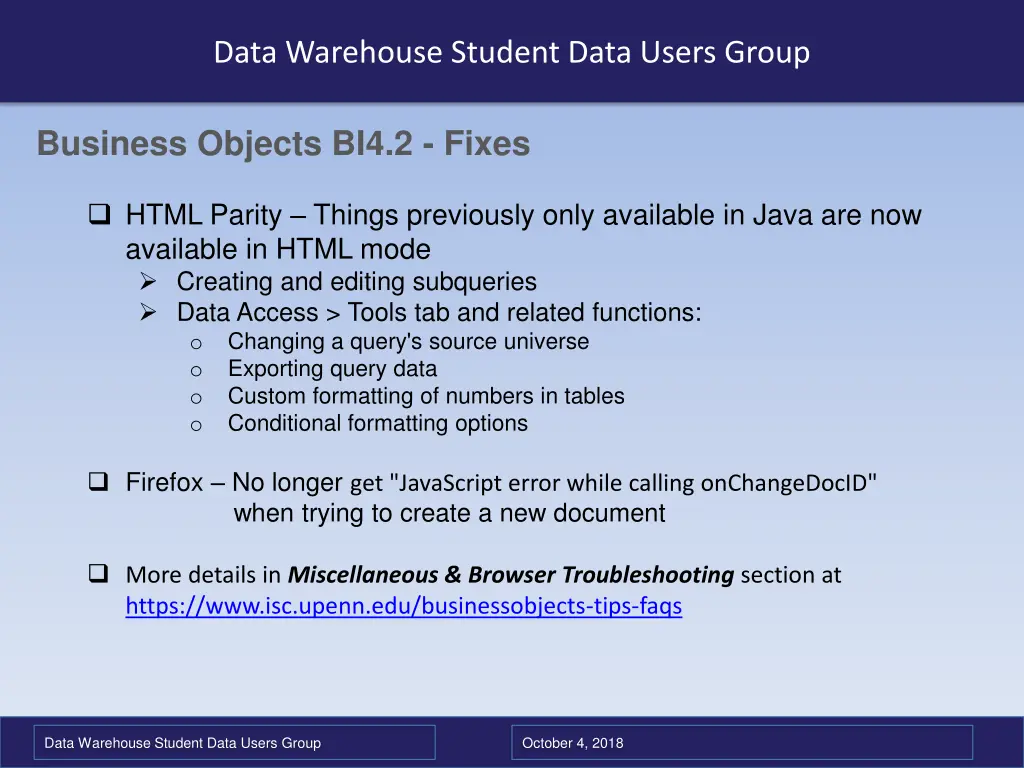 data warehouse student data users group 3