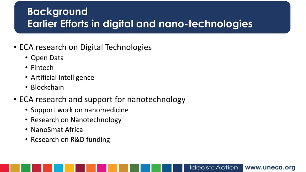 background earlier efforts in digital and nano