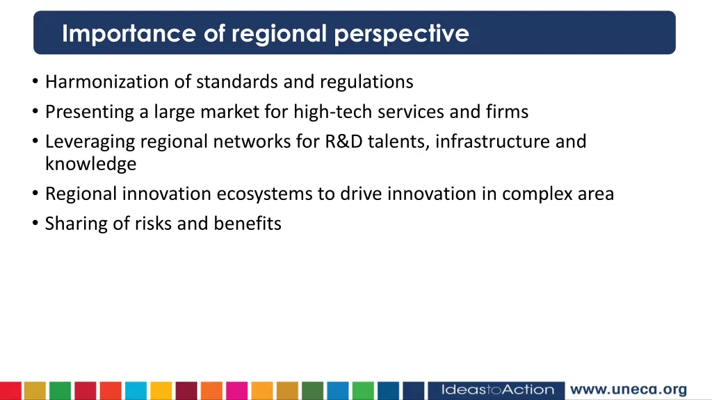 importance of regional perspective