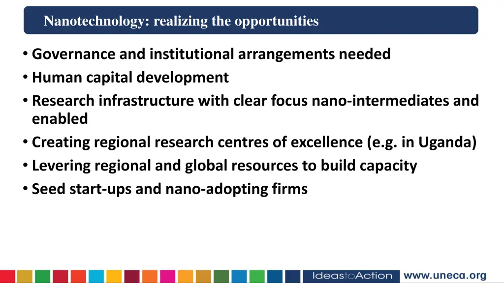 nanotechnology realizing the opportunities