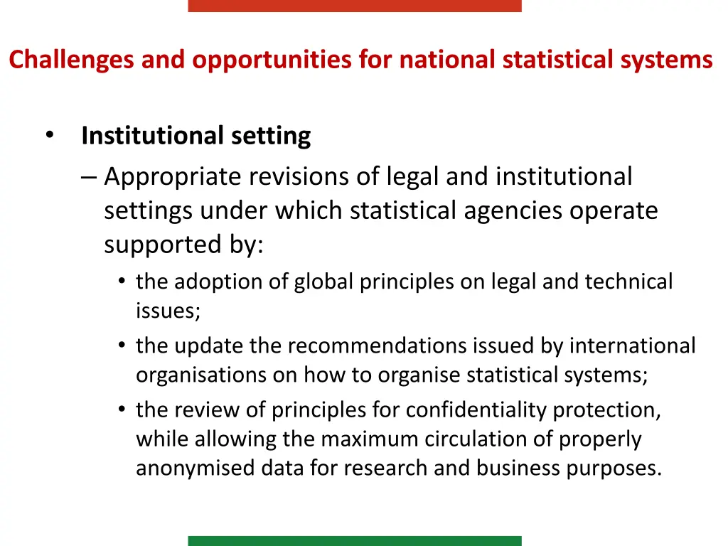 challenges and opportunities for national 3