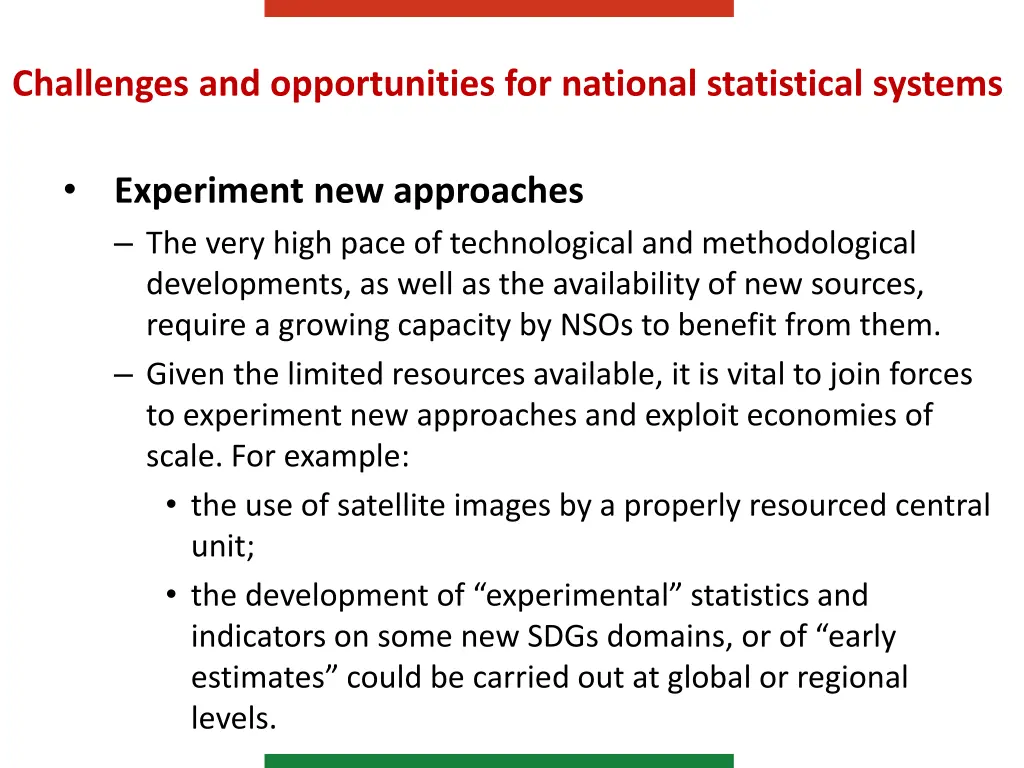 challenges and opportunities for national 5