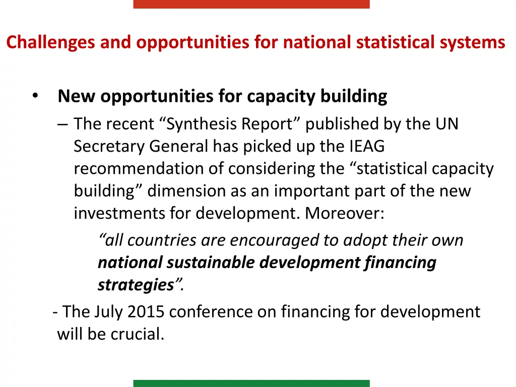 challenges and opportunities for national 9