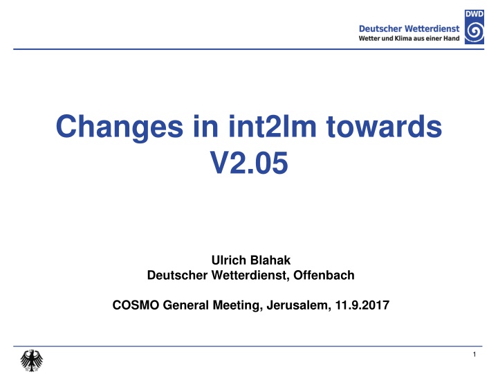 changes in int2lm towards v2 05