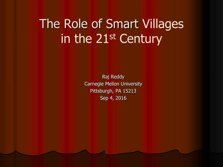 the role of smart villages in the 21 st century