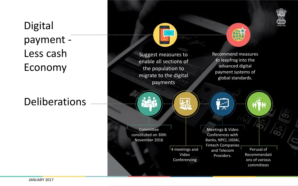 digital payment less cash economy