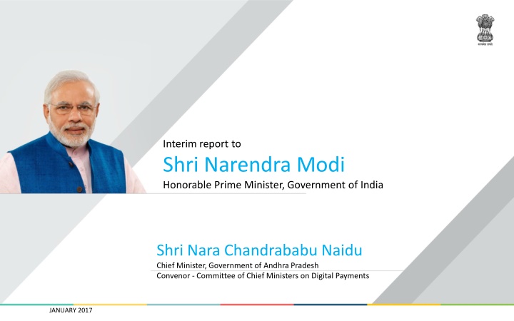 interim report to shri narendra modi honorable