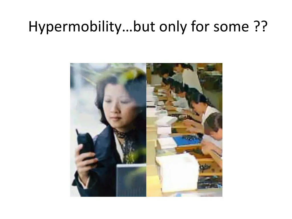 hypermobility but only for some