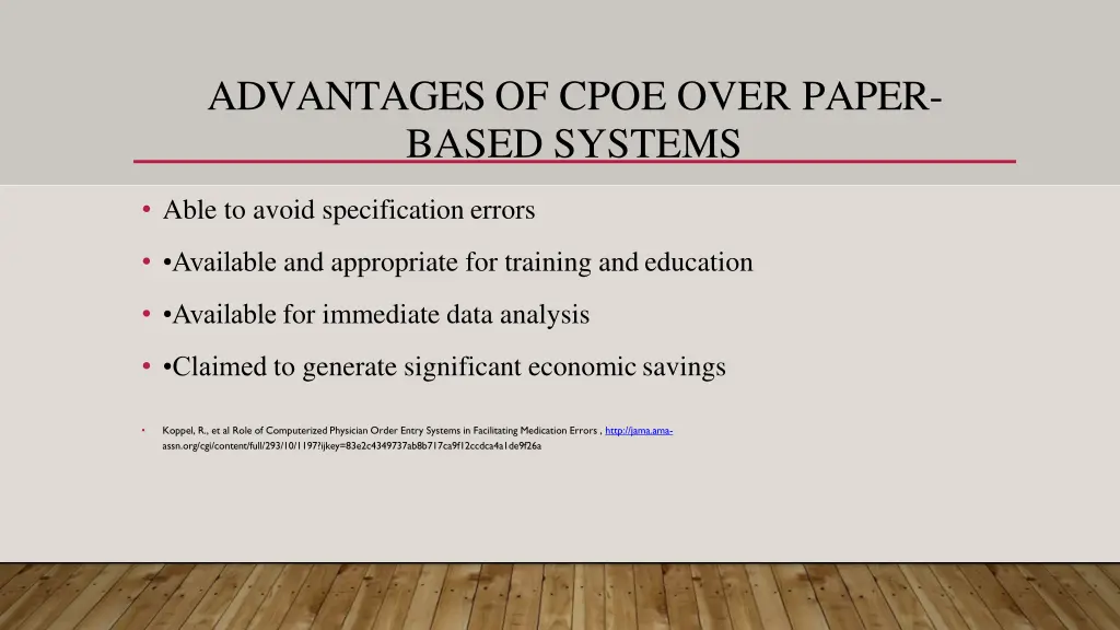 advantages of cpoe over paper based systems 2