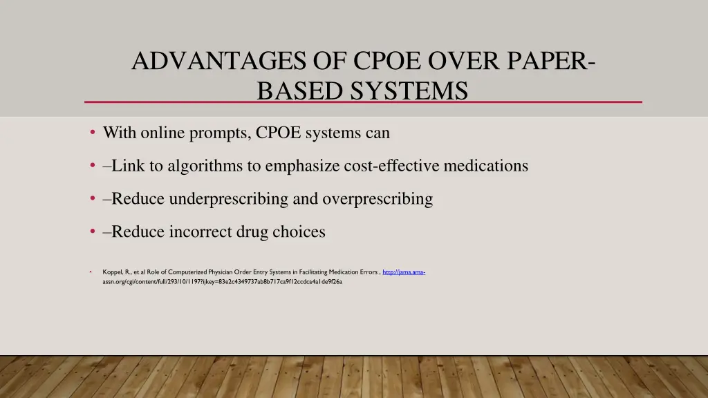 advantages of cpoe over paper based systems 3