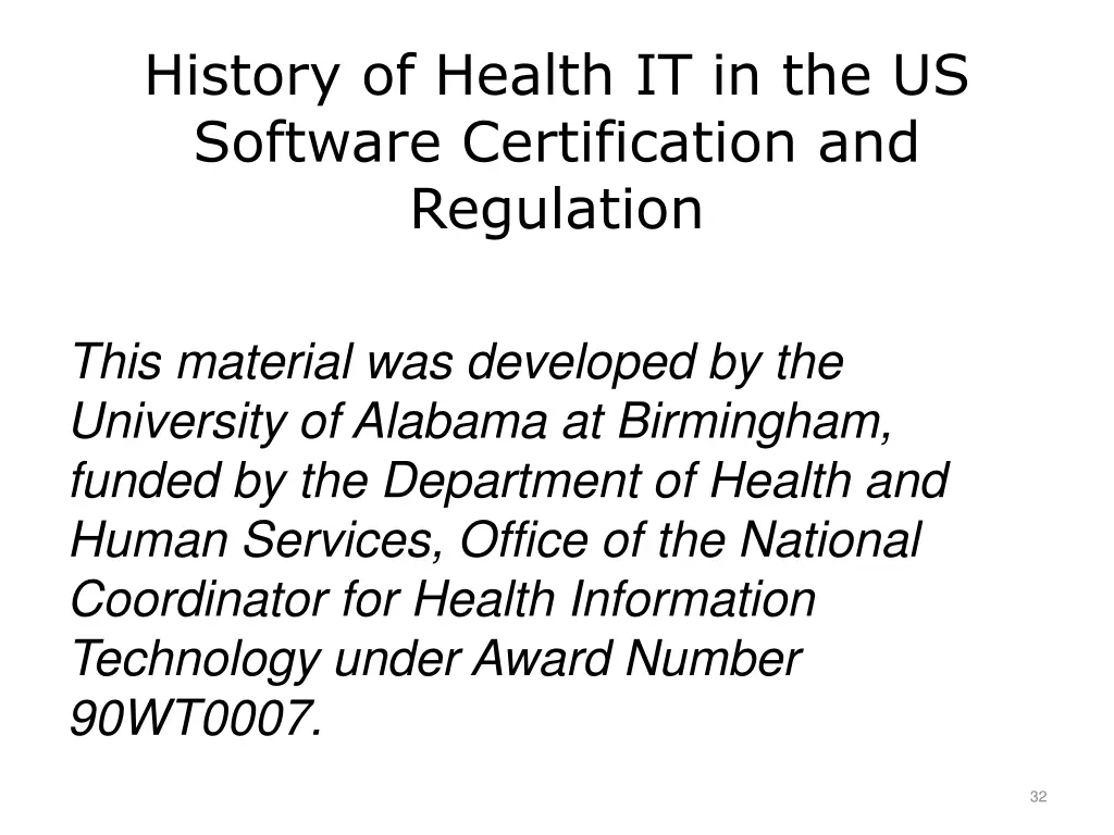 history of health it in the us software