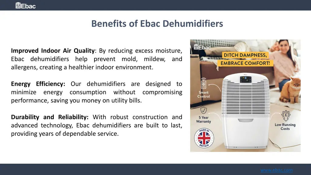benefits of ebac dehumidifiers