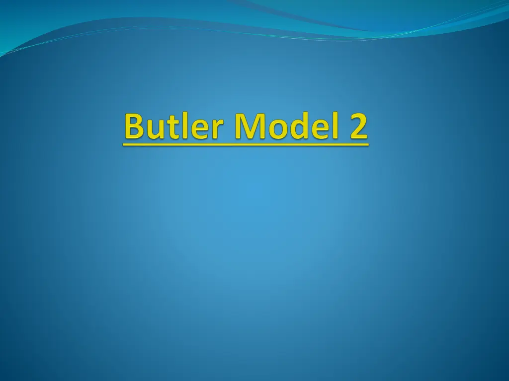 butler model 2