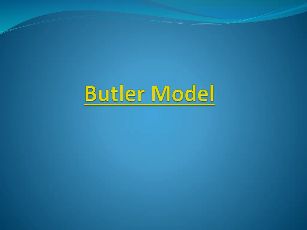 butler model