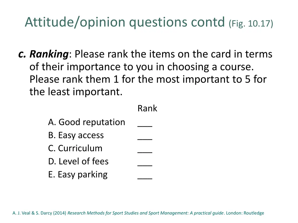 attitude opinion questions contd fig 10 17 1