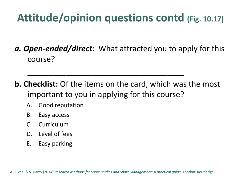 attitude opinion questions contd fig 10 17