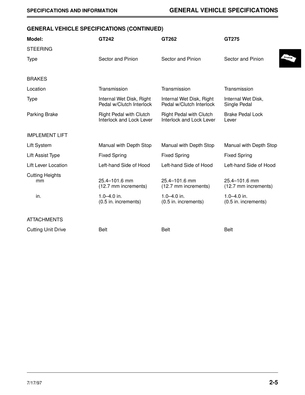 general vehicle specifications 3