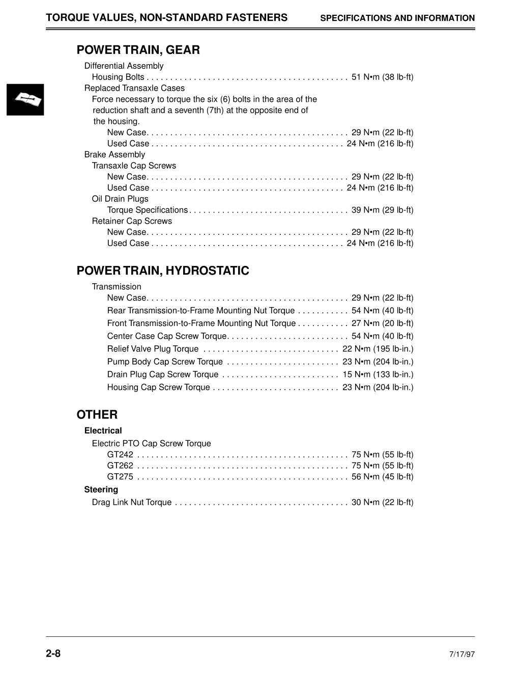 torque values non standard fasteners 1