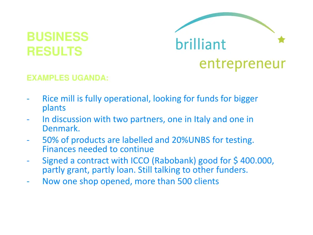 business results