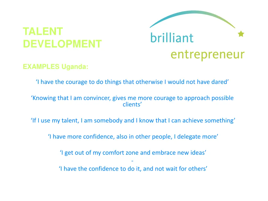 talent development