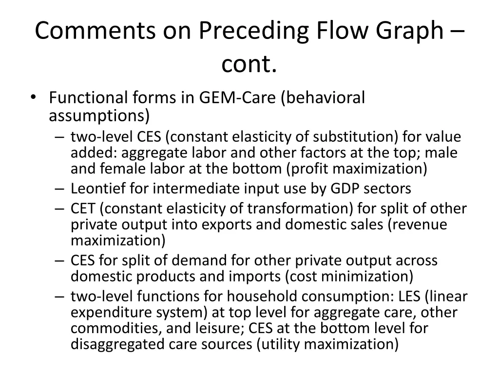 comments on preceding flow graph cont functional