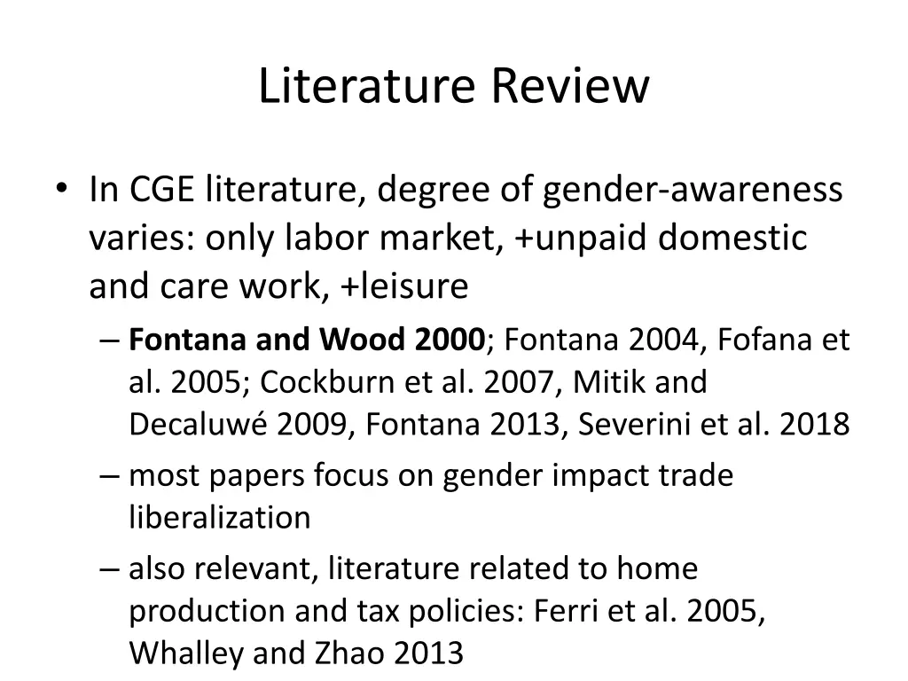 literature review