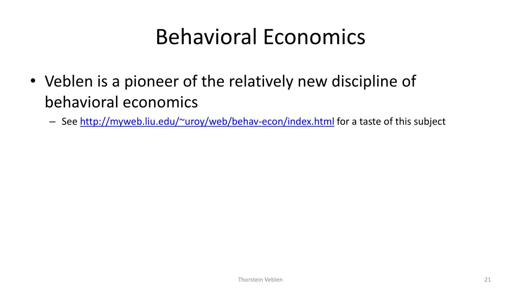 behavioral economics