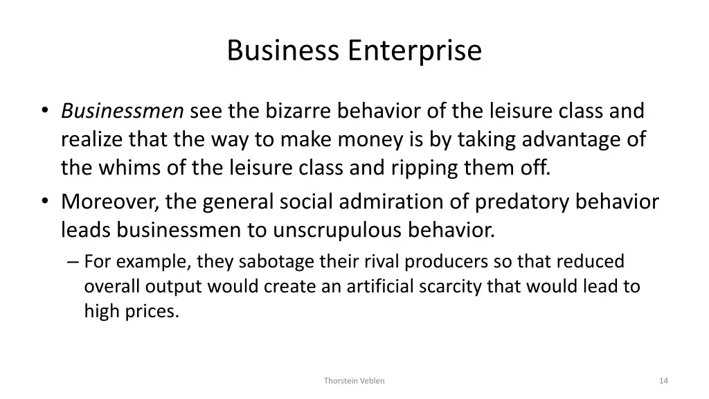 business enterprise