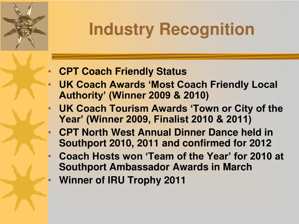 industry recognition