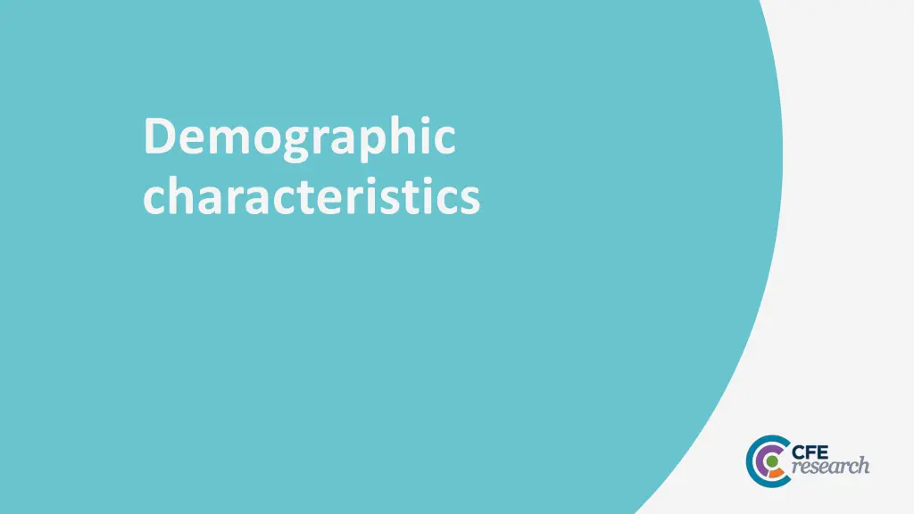 demographic characteristics