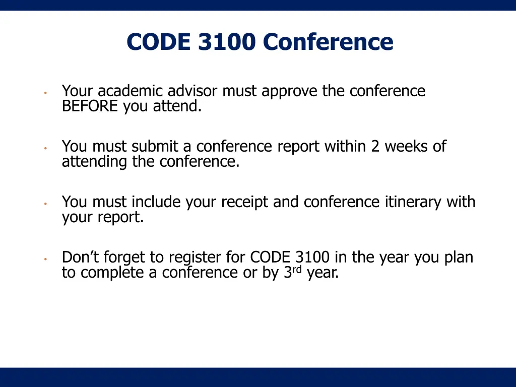 code 3100 conference