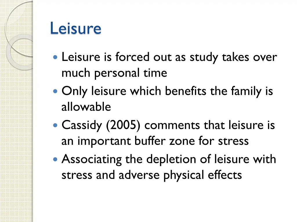 leisure