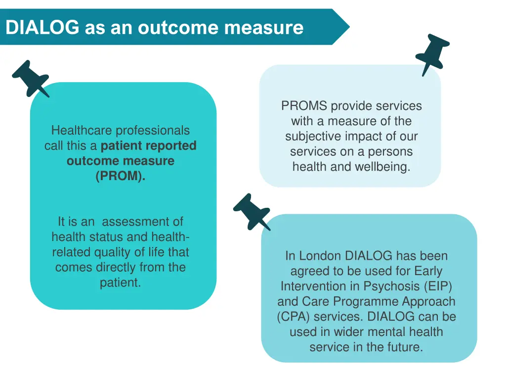 dialog as an outcome measure