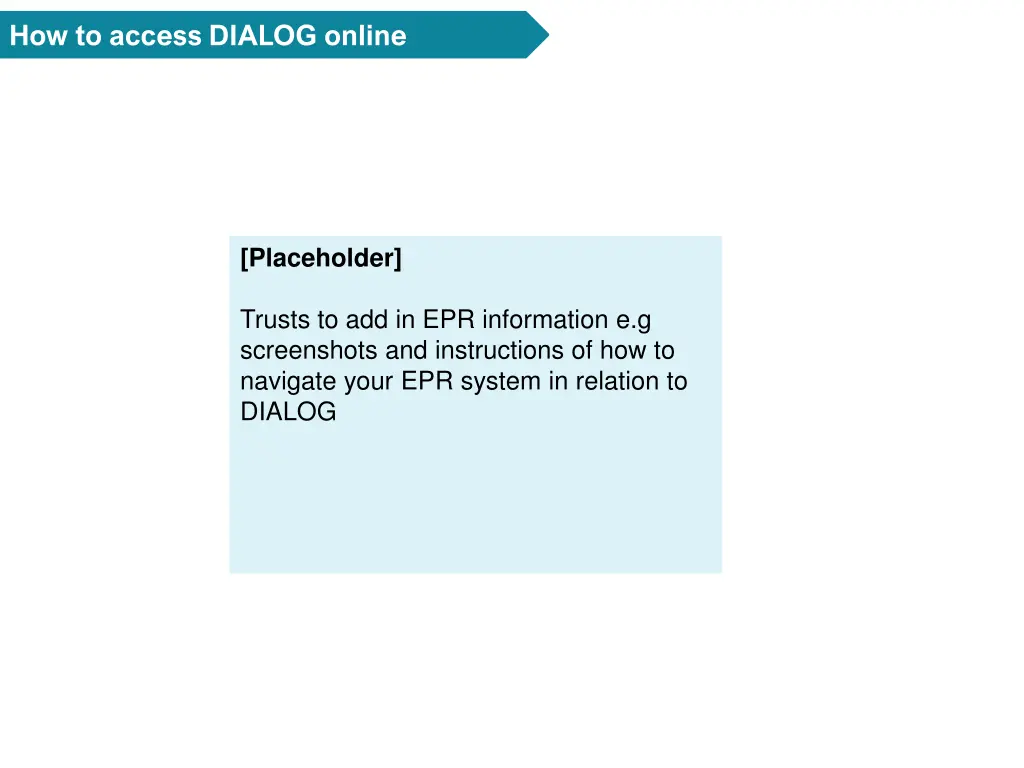 how to access dialog online