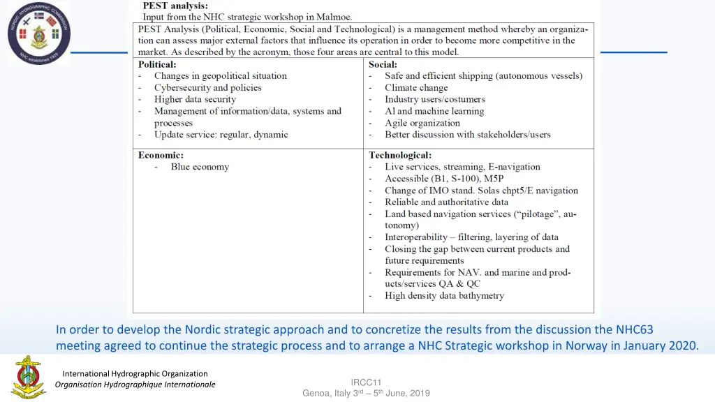 in order to develop the nordic strategic approach