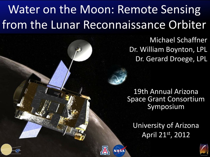 water on the moon remote sensing from the lunar