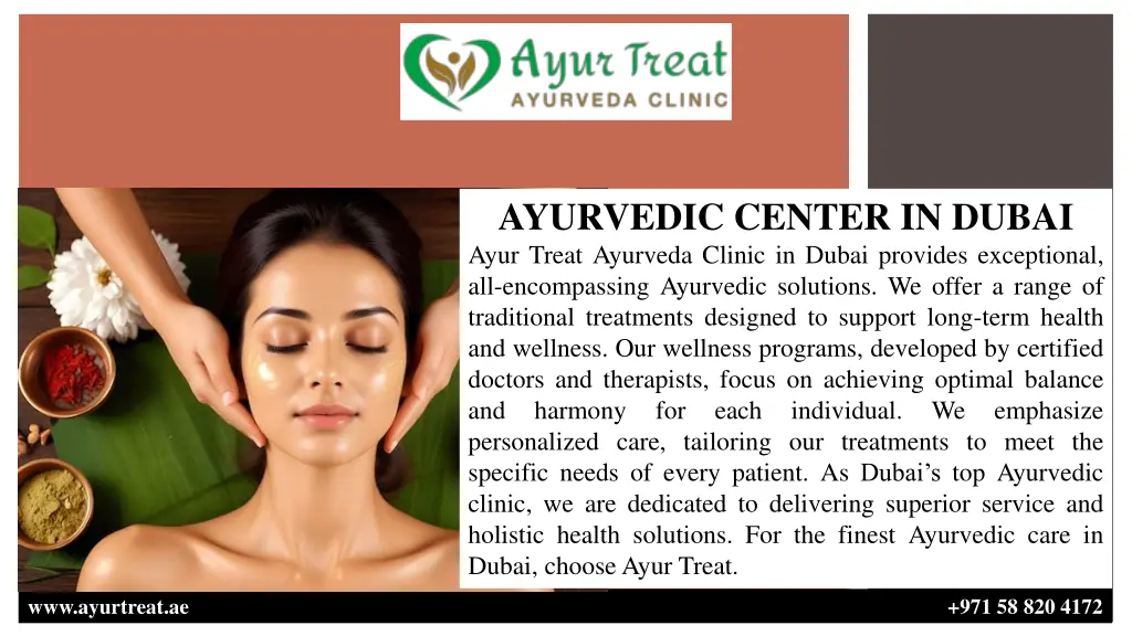 ayurvedic center in dubai ayur treat ayurveda